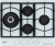 Варочная панель Akpo PGA 604 VGC-T WH
