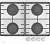Варочная панель Evelux HEG 600 WG