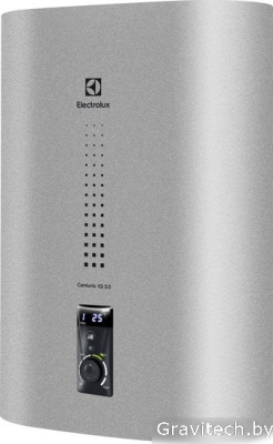 Накопительный электрический водонагреватель Electrolux EWH 30 Centurio IQ 3.0 Silver
