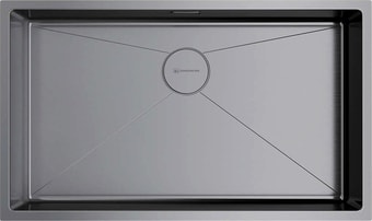 Кухонная мойка Omoikiri Taki 74-U/IF GM (вороненая сталь)