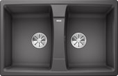 Кухонная мойка Blanco Lexa 8 (темная скала) 524961