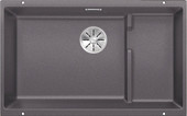 Кухонная мойка Blanco Subline 700-U Level (темная скала, корзинчатый вентиль)