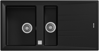 Кухонная мойка TEKA Stone 60 B-TG 1/2B 1D (карбон)