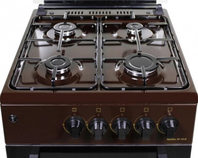 Газовая плита ARTEL Apetito 50 10-G с ГК, коричневый