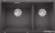 Кухонная мойка Blanco Subline 430/270-U (темная скала) 523152