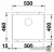Кухонная мойка Blanco Subline 500-U 525995 (черный)