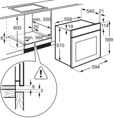 Электрический духовой шкаф Electrolux EZB52410AX