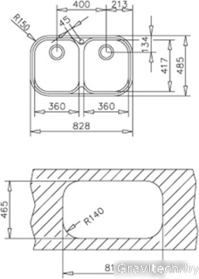Кухонная мойка TEKA Stylo 2B