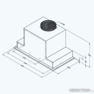 Кухонная вытяжка Akpo Neva Eco 60 WK-4 (нержавеющая сталь)