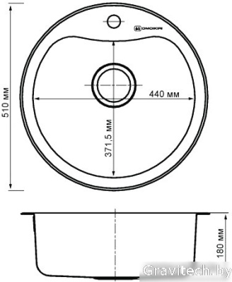 Кухонная мойка Omoikiri Saroma 51-1-IN (4993007)