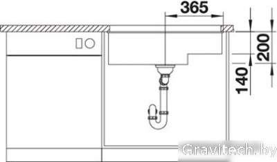 Кухонная мойка Blanco Subline 700-U Level (серый беж, корзинчатый вентиль)