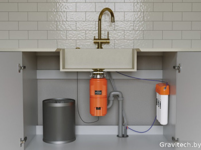 Измельчитель пищевых отходов Omoikiri Nagare Slim 1250 AZ 4995066