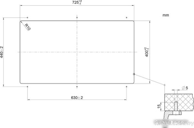 Кухонная мойка Blanco Subline 430/270-U (темная скала) 523152