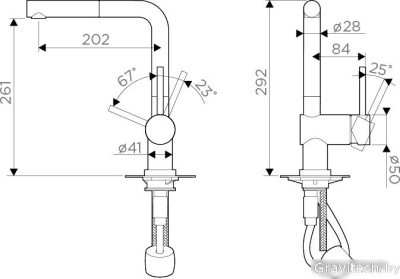 Смеситель Omoikiri Akashi-S LG