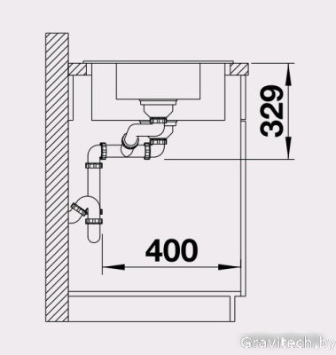 Кухонная мойка Blanco Legra 6 S (шампань) [522211]