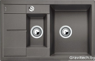 Кухонная мойка Blanco Metra 6 S Compact (темная скала) [518876]