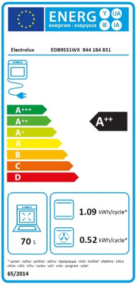 Электрический духовой шкаф Electrolux EOB9S31WX