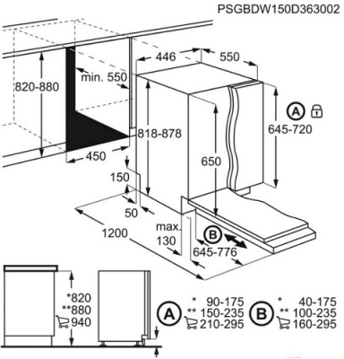 Встраиваемая посудомоечная машина Electrolux EDM23101L