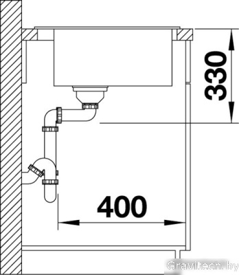 Кухонная мойка Blanco Naya 6 519641 (белый)