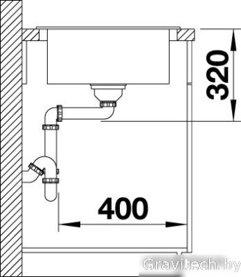 Кухонная мойка Blanco Elon XL 6 S (антрацит) 524834