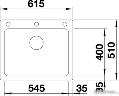 Кухонная мойка Blanco Naya 6 519641 (белый)