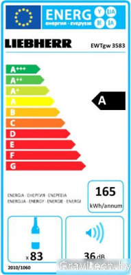 Винный шкаф Liebherr EWTgw 3583 Vinidor