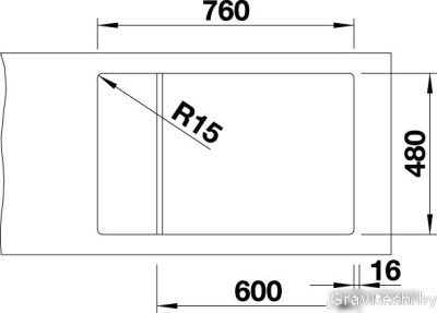 Кухонная мойка Blanco Elon XL 6 S (антрацит) 524834