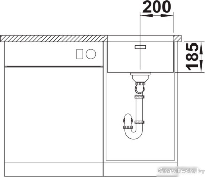 Кухонная мойка Blanco Solis 400-U 526117 (полированная)