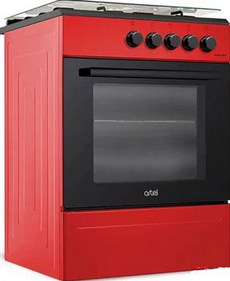 Комбинированная плита ARTEL Apetito 50 10-E с ГК, красный
