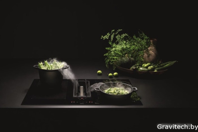 Варочная панель Falmec Quantum Design+ 90 600 м3/ч (черный)