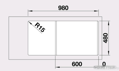 Кухонная мойка Blanco Legra 6 S (шампань) [522211]