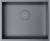 Кухонная мойка Omoikiri Kasen 54-16 INT IN (вороненая сталь)