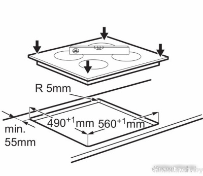 Варочная панель Electrolux EHH56240IK