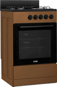 Кухонная плита Artel Apetito 50 00-G (коричневый)