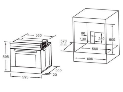 Электрический духовой шкаф Akpo PEA 7009 MED04 IX
