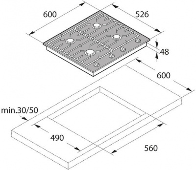 Варочная панель ASKO HG1666SB