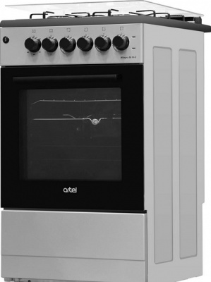 Комбинированная плита ARTEL Milagro 50 10-E с ГК, серый