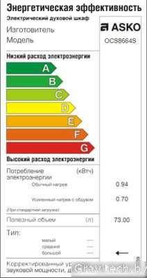 Электрический духовой шкаф ASKO OCS8664S