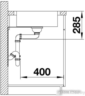 Кухонная мойка Blanco Lantos XL 6 S-IF Compact 523140