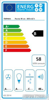 Кухонная вытяжка Falmec Plane NRS 120 800 м3/ч (нержавеющая сталь)
