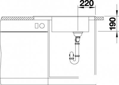 Кухонная мойка Blanco Elon XL 6 S (антрацит) 524834
