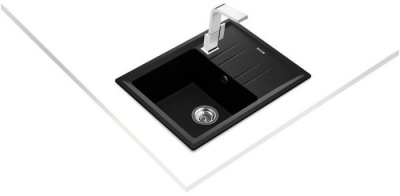 Кухонная мойка TEKA Stone 45 S-TG 1B 1D 115330045 (черный металлик)