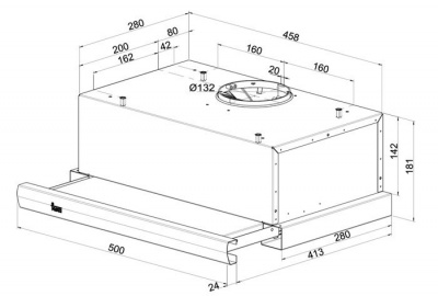 Кухонная вытяжка TEKA TL1-52 [40474400]