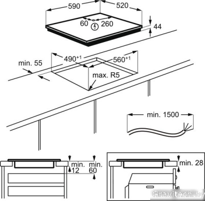 Варочная панель Electrolux IPE6455KF