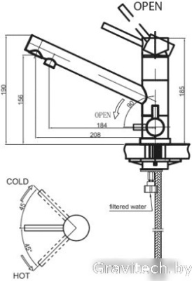 Смеситель Omoikiri Tonami-PL [4994062]