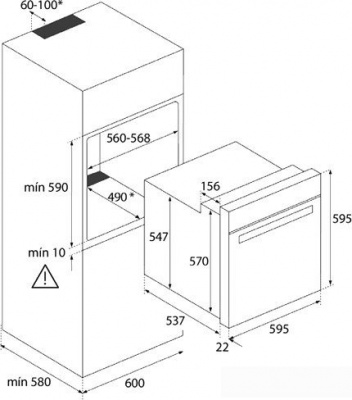 Электрический духовой шкаф TEKA HBB 605 [41560052]