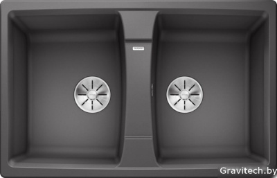 Кухонная мойка Blanco Lexa 8 (темная скала) 524961