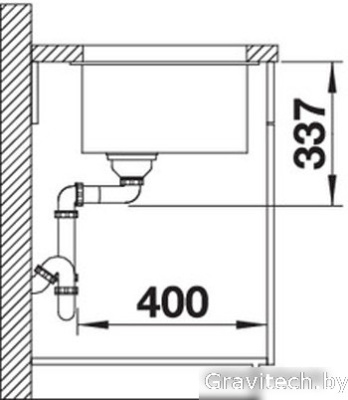 Кухонная мойка Blanco Subline 800-U (кофе) 523150