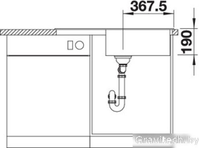 Кухонная мойка Blanco Legra XL 6 S (кофе)