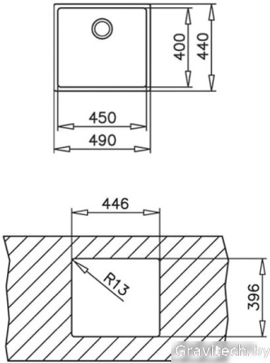 Кухонная мойка TEKA Be Linea RS15 45.40